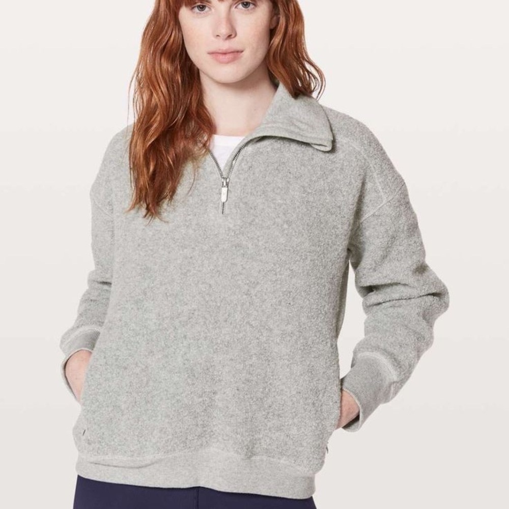 Lululemon Stand Out Sherpa Half Zip